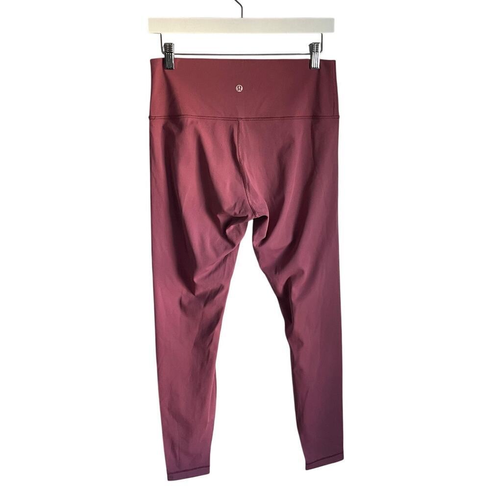 Lululemon Pink Magenta Leggings Yoga Pilates Barre Workout size 10 37" Length - Picture 2 of 5